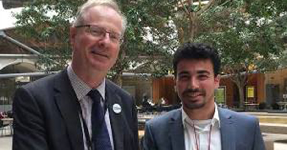 Petros Papadopoulos of RETURN meets Jeremy Lefroy MP and plans peaceful protest