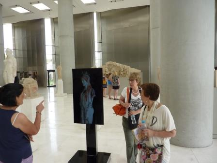 Acropolis Museum digital display