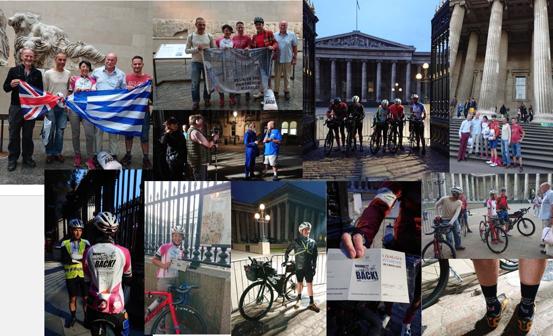 London to Athens on 2 wheels, Bring them Back, a second year of endurance cycling for the reunification of the Parthenon Marbles