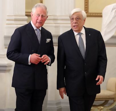 livesay Greek president and Prince Charles