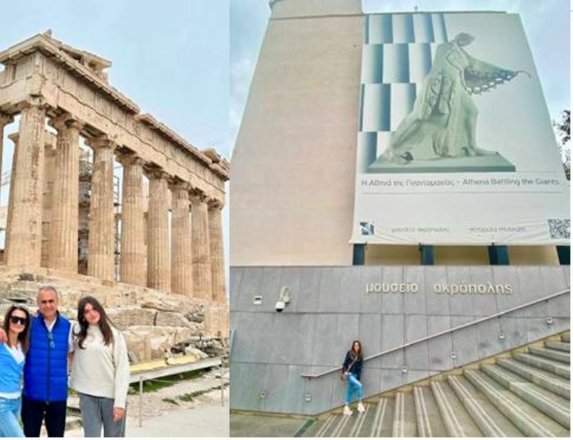 Zoe Hawa visits Athens with her family, after a 10 year hiatus